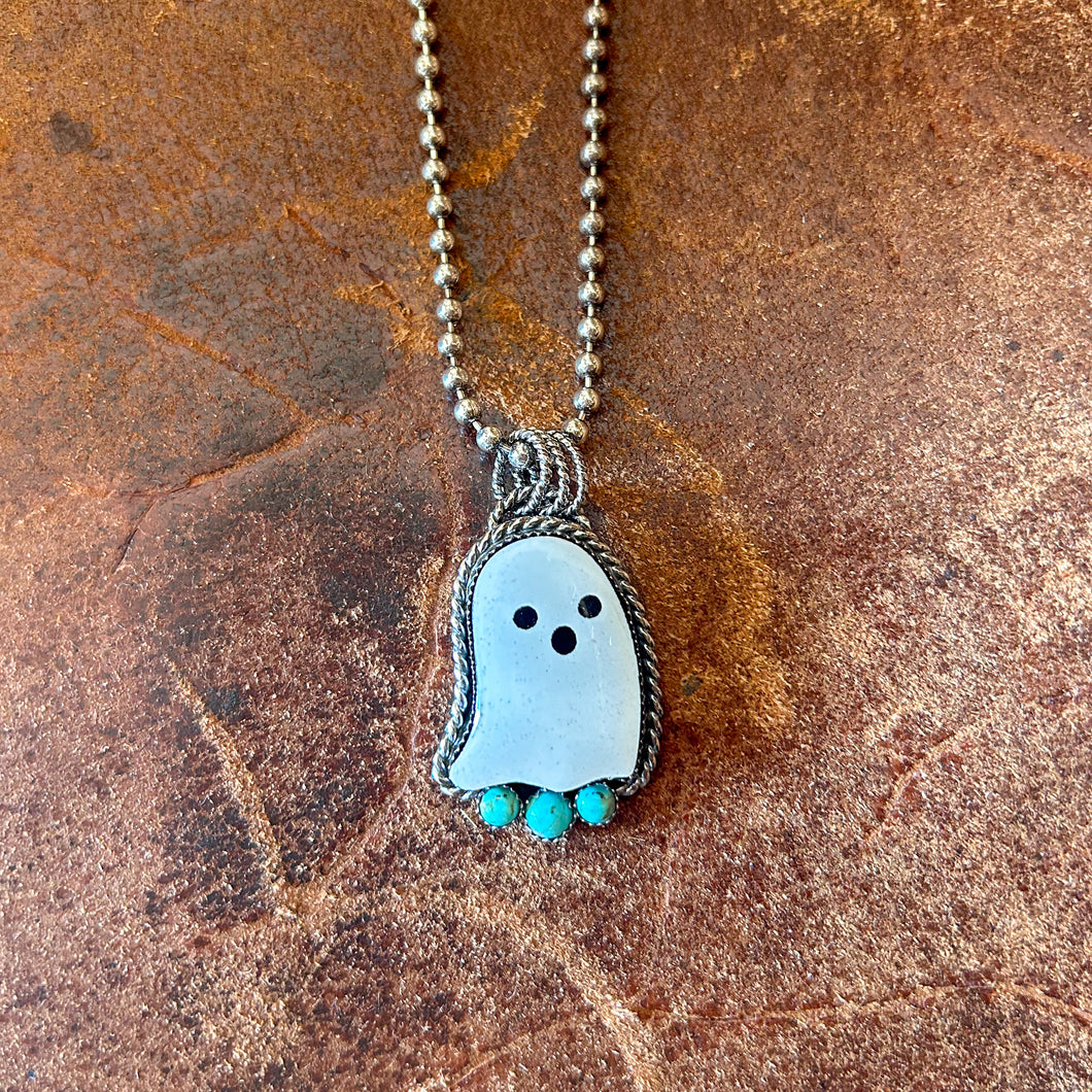 Cowgirl Ghost Necklace